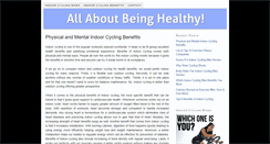 Desktop Screenshot of indoorcyclingbenefits.com