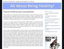 Tablet Screenshot of indoorcyclingbenefits.com